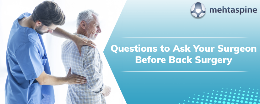 Questions about back pain surgery